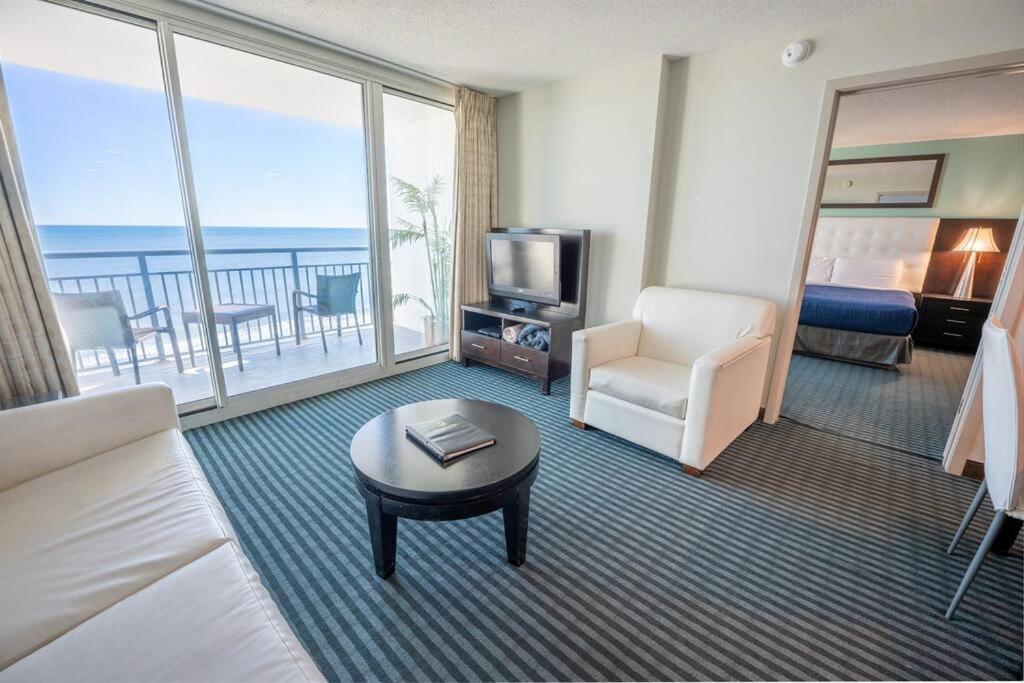 Вилла 7Th Floor! Modern Building, Direct Oceanfront View Миртл-Бич Экстерьер фото