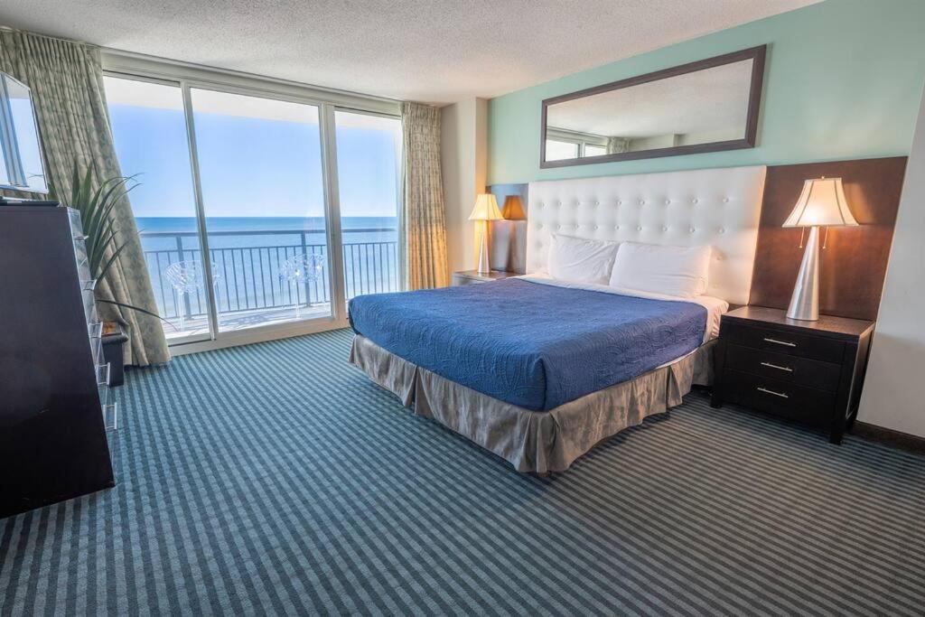 Вилла 7Th Floor! Modern Building, Direct Oceanfront View Миртл-Бич Экстерьер фото