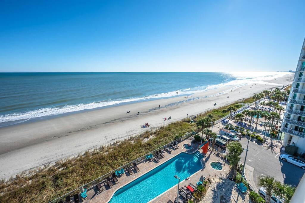 Вилла 7Th Floor! Modern Building, Direct Oceanfront View Миртл-Бич Экстерьер фото