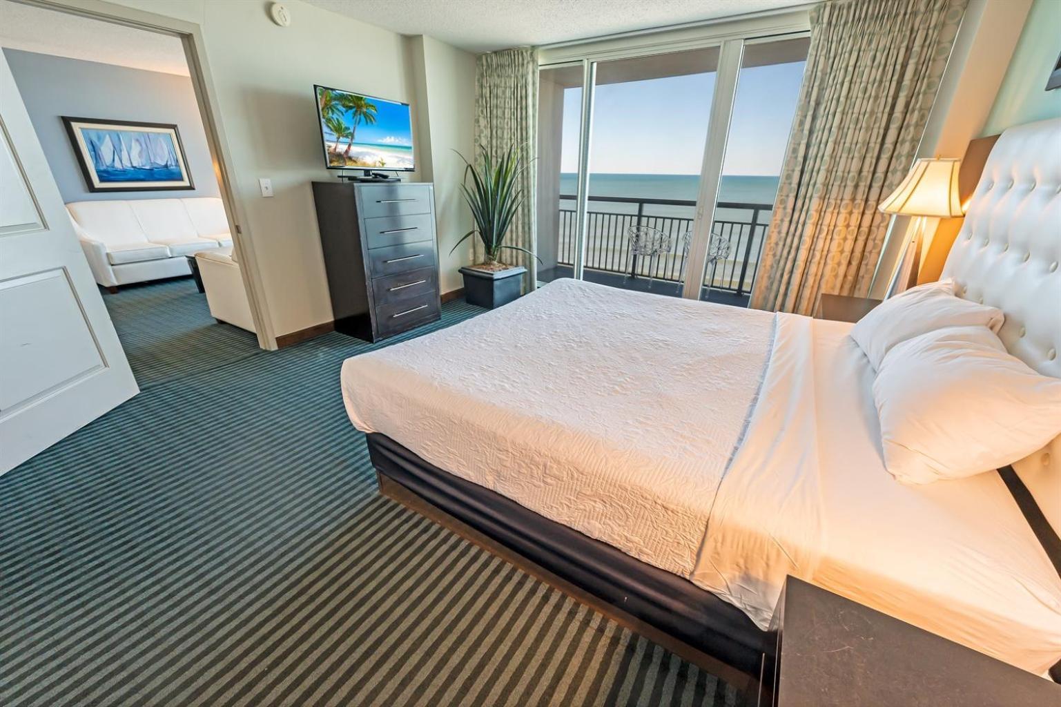 Вилла 7Th Floor! Modern Building, Direct Oceanfront View Миртл-Бич Экстерьер фото